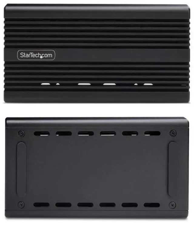 Alt view image 2 of 3 - StarTech USB4 M.2 NVMe Enclosure, 40Gbps, External USB-C/Thunderbolt NVMe SSD Enclosure, Aluminum Heatsink Case, B+M/M-Key - 1USB4-NVME-ENCLOSURE