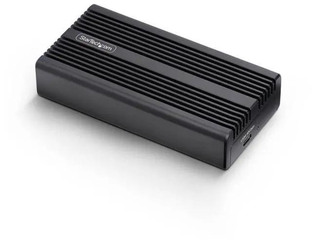 Main image of StarTech USB4 M.2 NVMe Enclosure, 40Gbps, External USB-C/Thunderbolt NVMe SSD Enclosure, Aluminum Heatsink Case, B+M/M-Key - 1USB4-NVME-ENCLOSURE