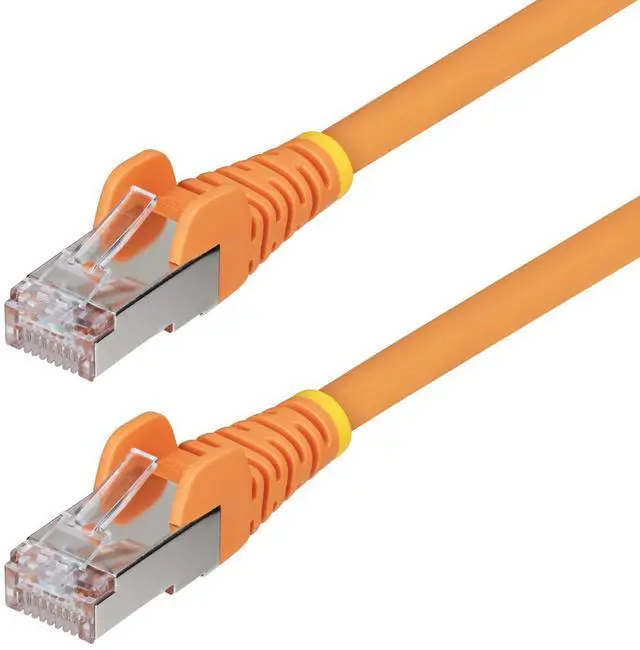 Alt view image 3 of 10 - StarTech 6ft Orange CAT6a Ethernet Cable Model NLOR-6F-CAT6A-PATCH
