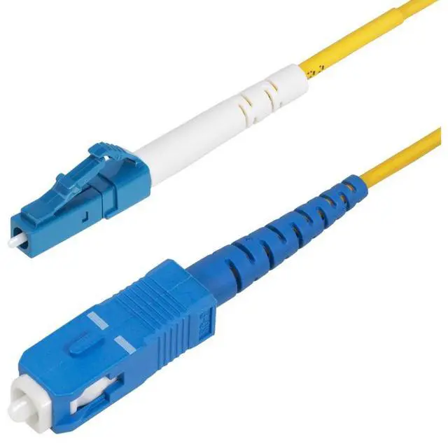 Alt view image 3 of 10 - StarTech 5m (16.4ft) LC to SC (UPC) OS2 Single Mode Simplex Fiber Optic Cable, 9/125um, 40G/100G, Bend Insensitive, Low Insertion Loss - LSZH Fiber Jumper Cord