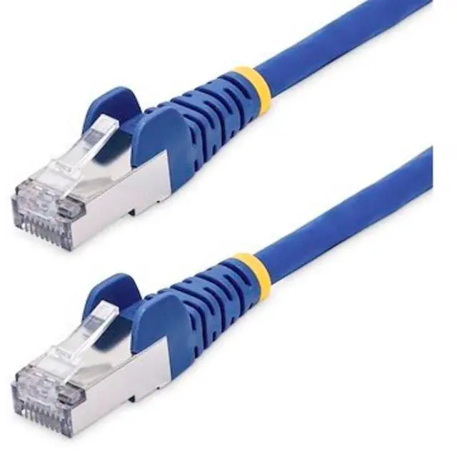 Main image of StarTech 6in Blue CAT8 Ethernet Cable, Snagless RJ45, 25G/40G, 2000MHz, 100W PoE, S/FTP 26AWG Pure Bare Copper Wire, LSZH, Shielded Network Patch Cord - NLBL-6IN-CAT8-PATCH