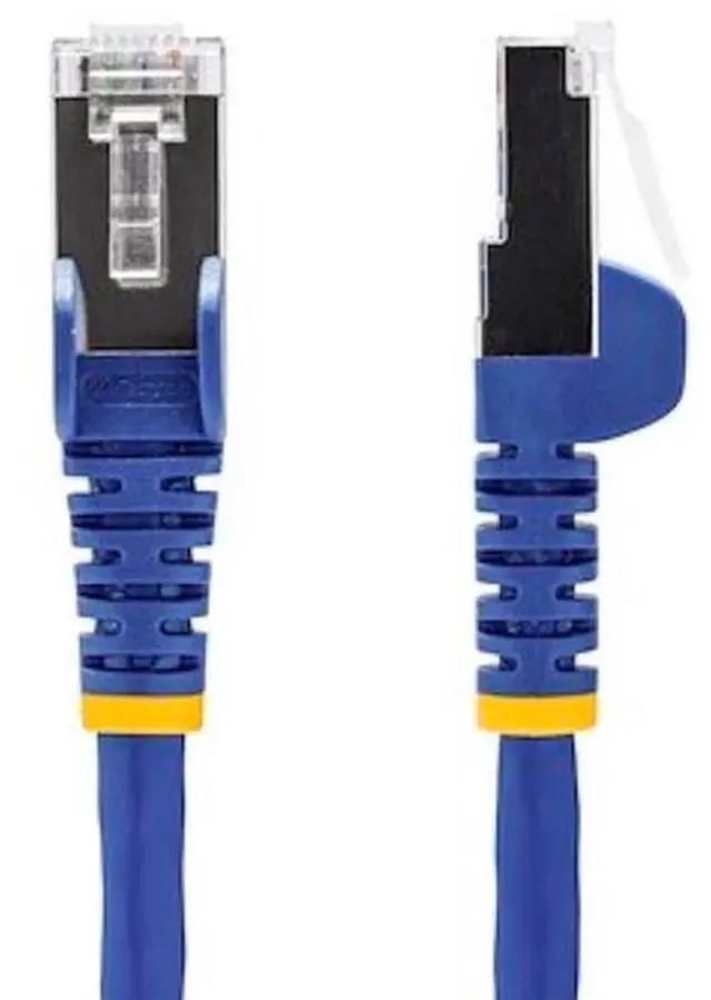 Alt view image 2 of 6 - StarTech 6ft Blue CAT8 Ethernet Cable, Snagless RJ45, 25G/40G, 2000MHz, 100W PoE, S/FTP 26AWG Pure Bare Copper Wire, LSZH, Shielded Network Patch Cord - NLBL-6F-CAT8-PATCH