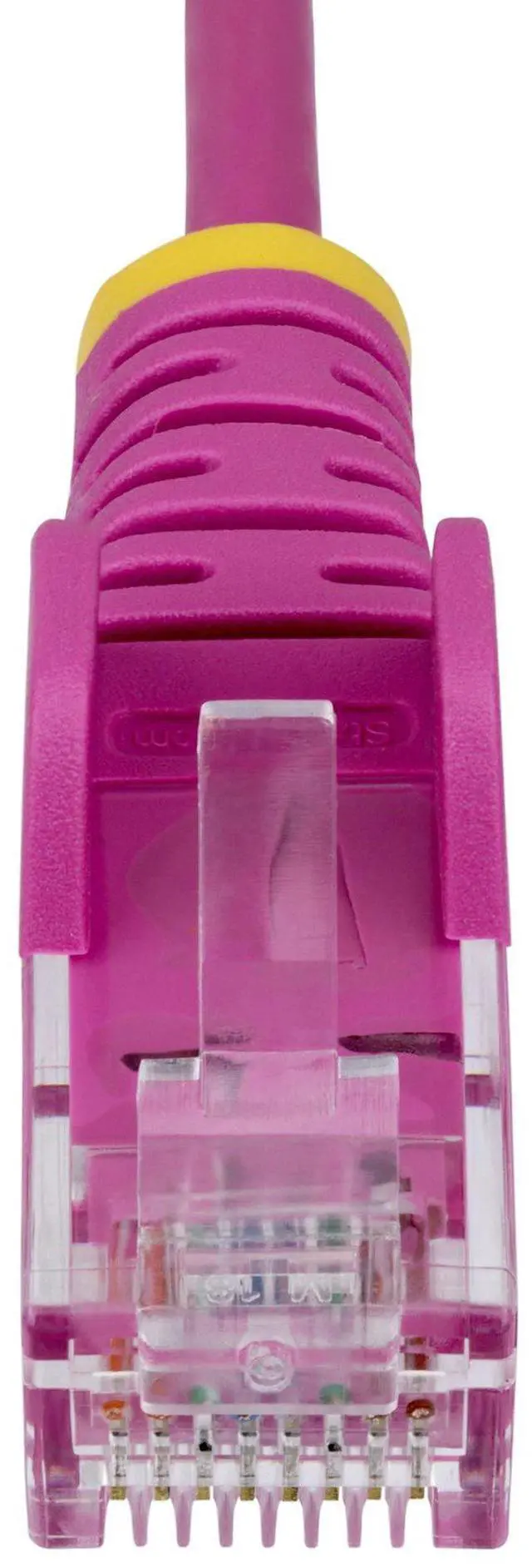 Alt view image 4 of 9 - StarTech 15ft Pink Slim CAT6 Ethernet Cable Model N6PAT15PKS