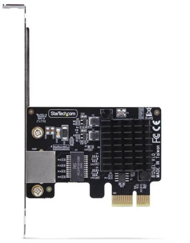 Main image of StarTech 1-Port 5G Gigabit PCIe Network Adapter Card, 5G/2.5G/1G/100M/10M PCI Express LAN Card, Realtek RTL8126, Windows and Linux, TAA Compliant