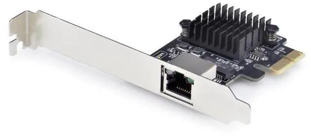 Alt view image 2 of 10 - StarTech 1-Port 5G Gigabit PCIe Network Adapter Card, 5G/2.5G/1G/100M/10M PCI Express LAN Card, Realtek RTL8126, Windows and Linux, TAA Compliant