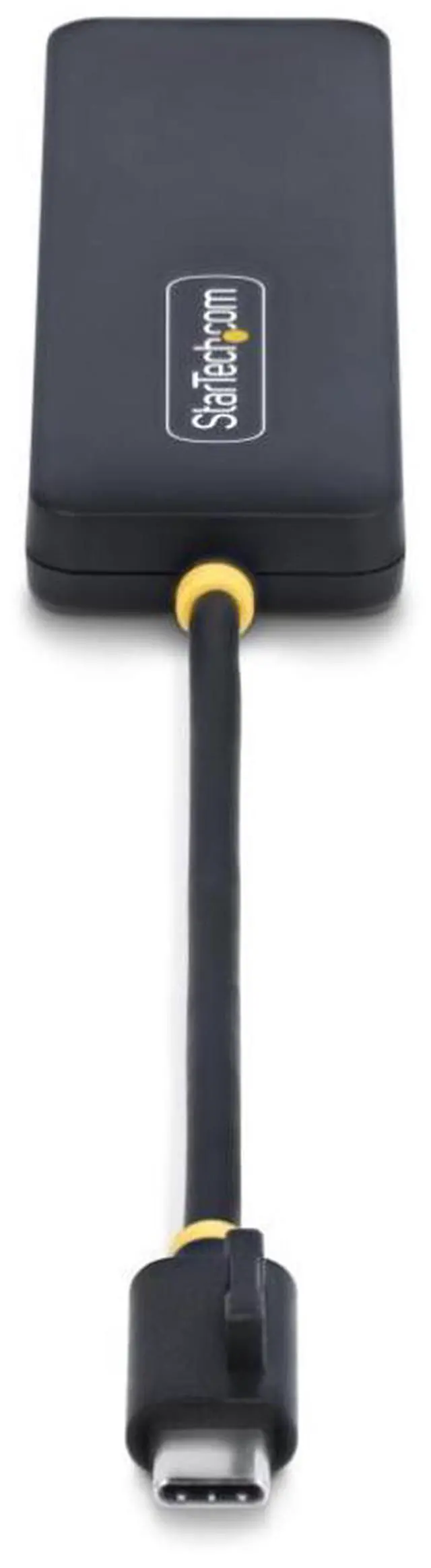 Main image of StarTech 4-Port USB-C Hub, 5Gbps, USB-C to 4x USB-A, Bus Powered, Small Travel Mini Hub, Multi-Port USB 3.0 Splitter, Portable Hub, Overcurrent Protection - H5C4A-USB-HUB