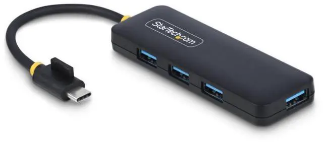 Alt view image 3 of 3 - StarTech 4-Port USB-C Hub, 5Gbps, USB-C to 4x USB-A, Bus Powered, Small Travel Mini Hub, Multi-Port USB 3.0 Splitter, Portable Hub, Overcurrent Protection - H5C4A-USB-HUB