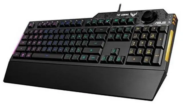 Main image of ASUS TUF Gaming K1 RGB USB Wired Keyboard 90MP01X0-BKEA00 - Black