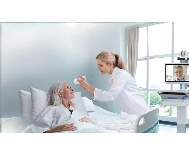 Alt view image 7 of 7 - AVer MD330U 8 Megapixel Indoor 4K Network Camera Color TAA Compliant Model PAMD330U2