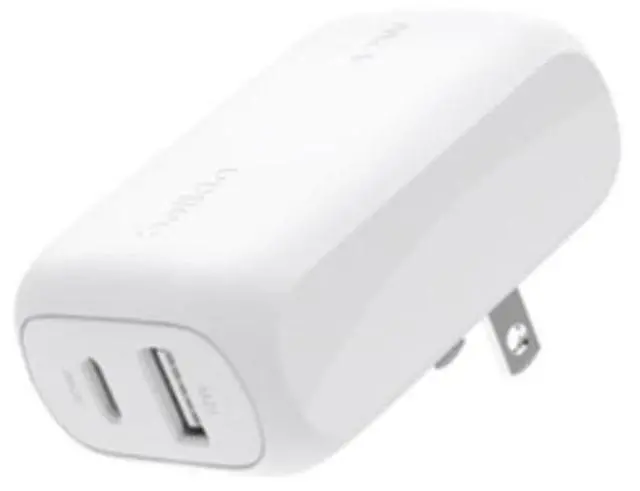 Main image of Belkin 42W Boost Charge Dual Wall Charger Model WCB009DQWH