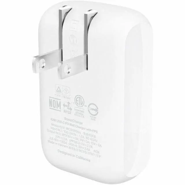 Alt view image 2 of 6 - Belkin 42W Boost Charge Dual Wall Charger Model WCB009DQWH