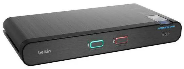 Alt view image 3 of 6 - Belkin 2-Port Dual Head DP/HDMI to DP/HDMI Video Secure Desktop KVM Switch - No CAC PP4.0 (F1DN202KVM-UNN4)