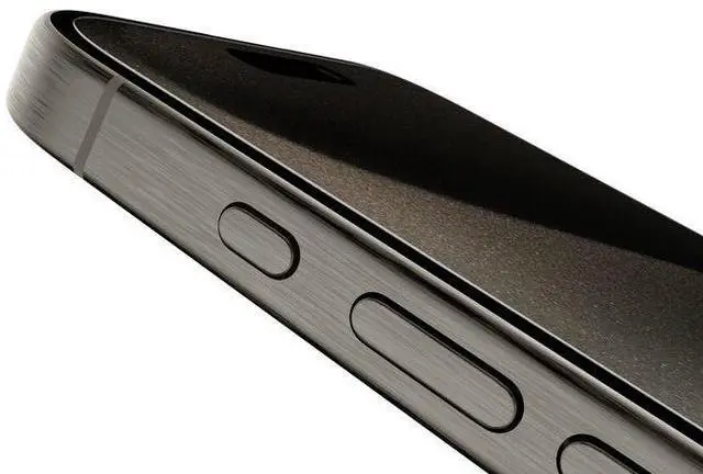 Alt view image 5 of 6 - Belkin TemperedGlass Privacy Treated Screen Protector for iPhone 15 Pro Model OVA149ZZ