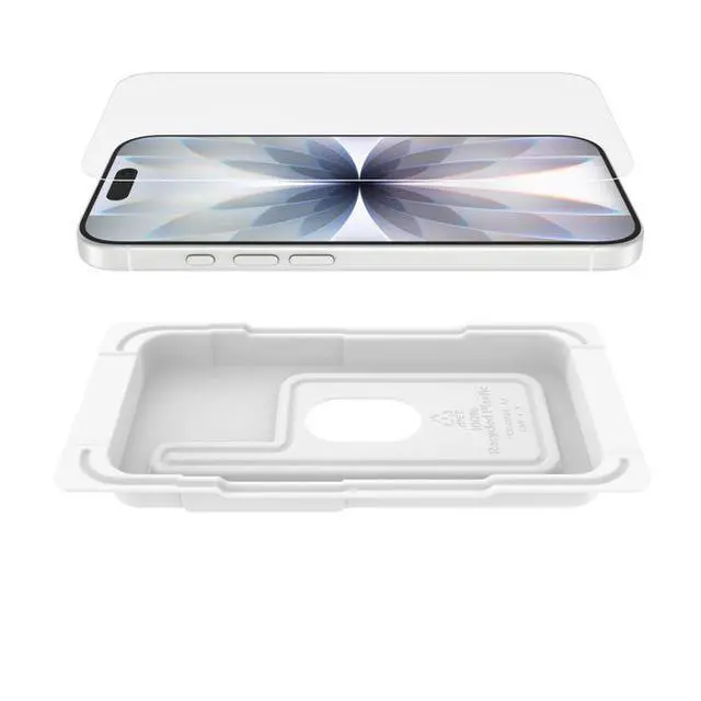 Alt view image 4 of 7 - Belkin UltraGlass 2 Screen Protector for iPhone 17 / iPhone 16 Pro Model OVA157FQ