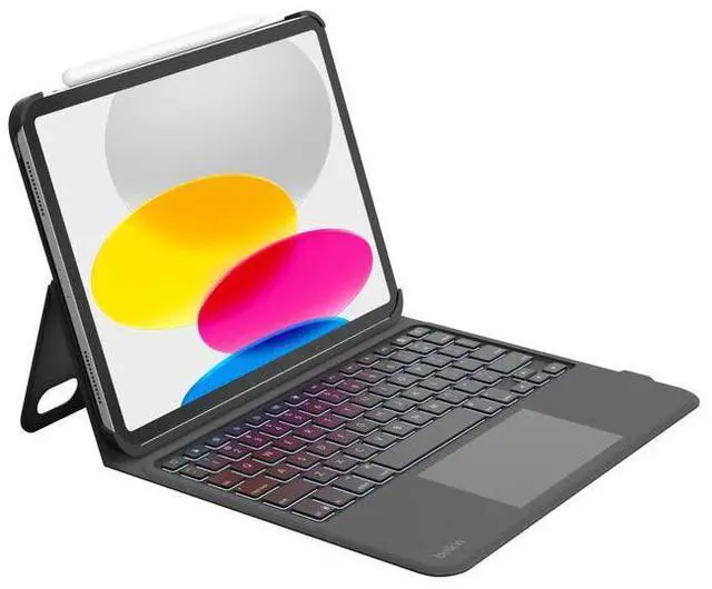Main image of Belkin Everyday Keyboard Case with Cradle for iPad 10.9" (10th Gen) Model BBZ001TT-V3