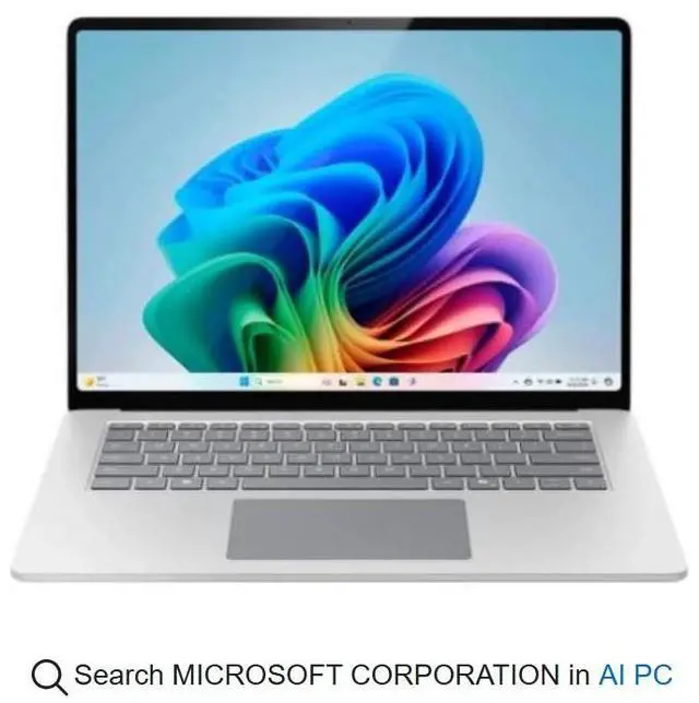 Main image of Microsoft Surface Laptop 7 Copilot+ PC 15-Inch Touchscreen, Qualcomm Snapdragon X Elite, 16GB RAM, 256GB SSD, Windows 11 Model ZYK-00001