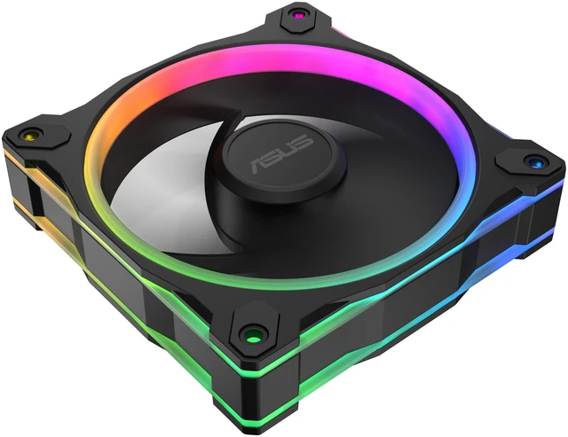 Alt view image 3 of 8 - ASUS Prime MR120 Fan ARGB Reverse Black Computer case 12 cm - 90DA00L0-B09000
