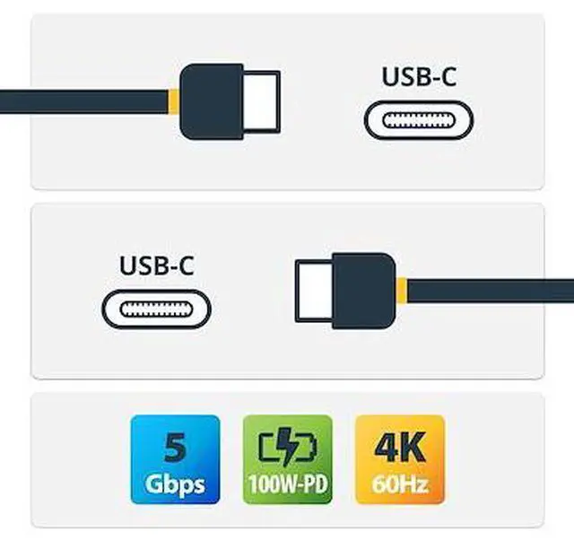 Alt view image 2 of 7 - StarTech 6ft Rugged Right Angle USB-C Cable USB 3.2 RUSB315CC2MBR