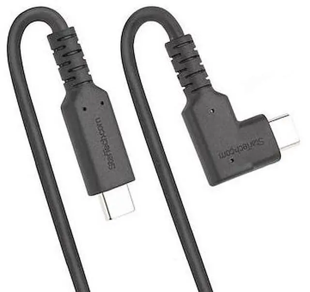 Alt view image 3 of 7 - StarTech 6ft Rugged Right Angle USB-C Cable USB 3.2 RUSB315CC2MBR