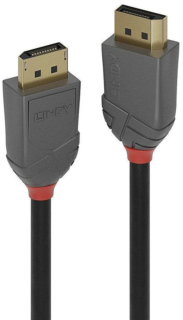 Main image of Lindy 3m DisplayPort 1.4 Cable, Anthra Line 36483