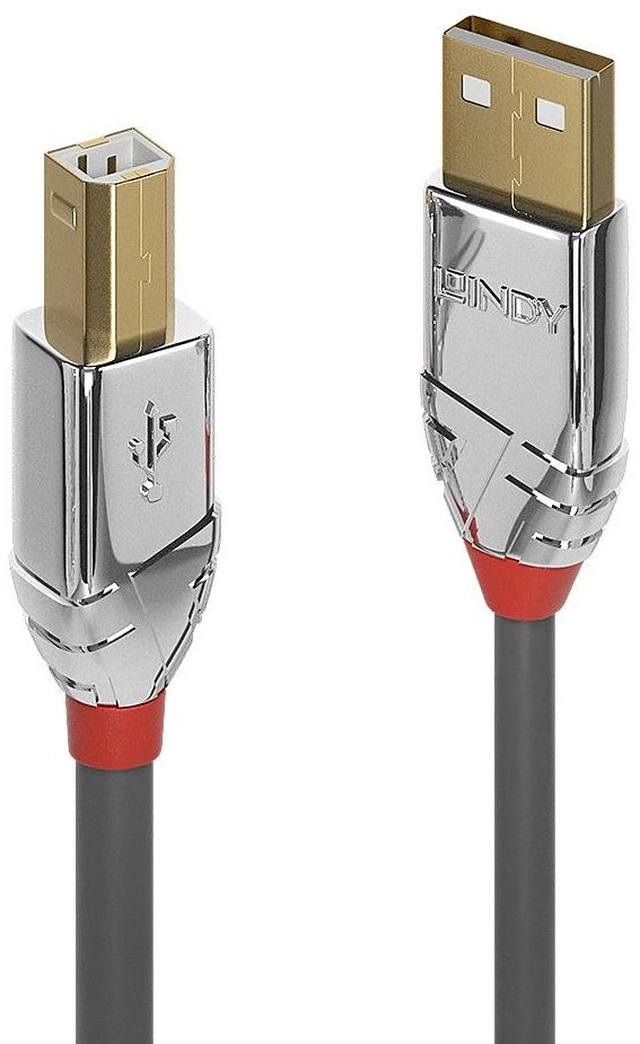 Main image of Lindy 1m USB 2.0 Type A to B Cable, Cromo Line 36641
