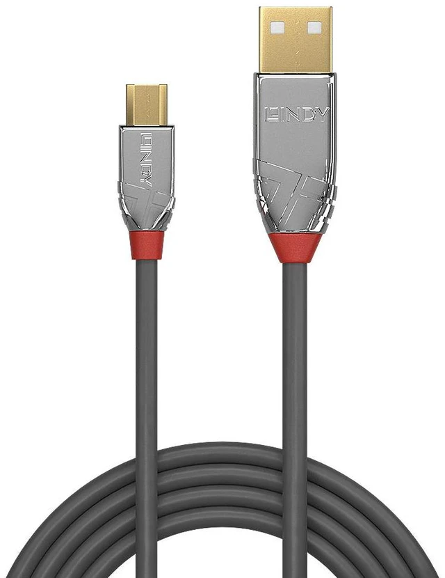 Alt view image 2 of 4 - Lindy 0.5m USB 2.0 Type A to Micro-B Cable, Cromo Line 36650