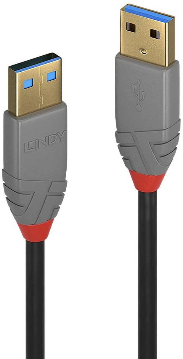 Main image of Lindy 2m USB 3.2 Type A Cable, Anthra Line 36752