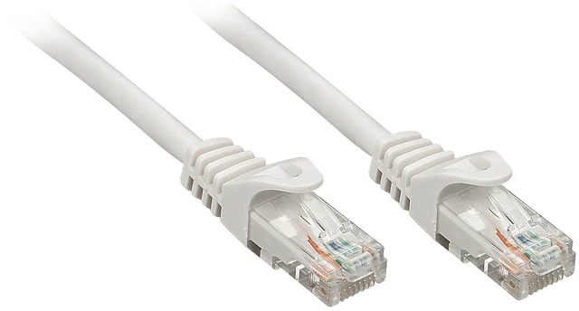 Main image of Lindy RJ-45/RJ-45 Cat6 5m networking cable Grey U/UTP (UTP) 48165