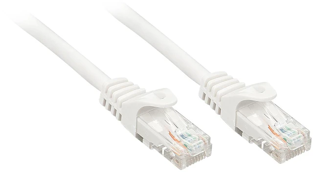 Main image of Lindy RJ-45/RJ-45 Cat6 7.5m networking cable White U/UTP (UTP) 48206