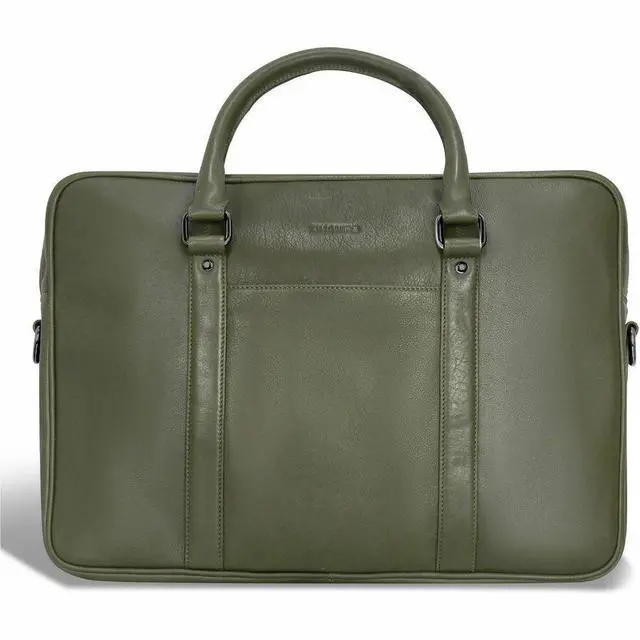 Alt view image 2 of 6 - Champs Onyx Carrying Case (Briefcase) for 11" to 15.6" Notebook Khaki OB-411-KHAKI