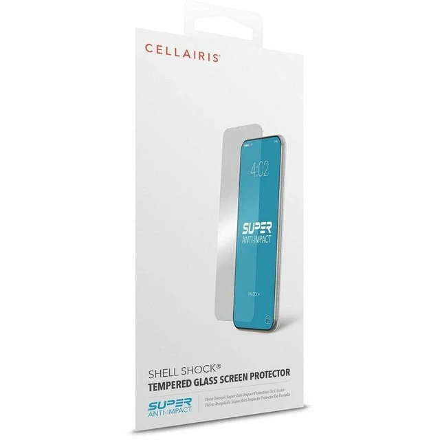 Alt view image 2 of 2 - Cellairis Shell Shock Tempered Glass Super Anti-Impact Screen Protectors Model 11-0078116