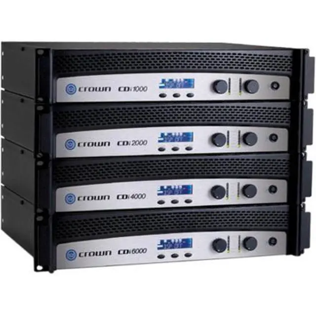 Alt view image 3 of 4 - Crown CDi 4000 Amplifier 2400 W RMS 2 Channel Model NCDI4000