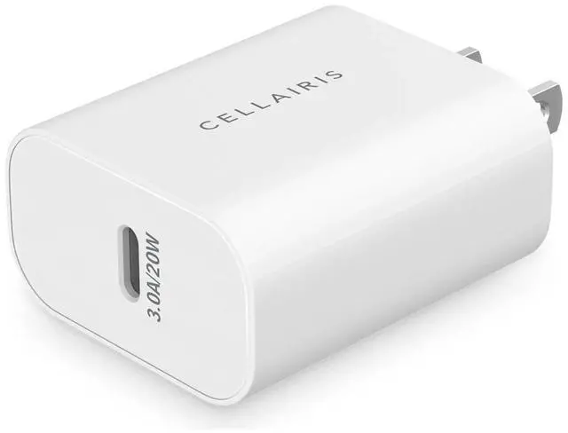 Main image of Cellairis 20W USB-C Wall Charger Fast Charging Bulk Color White Model 04-0150241