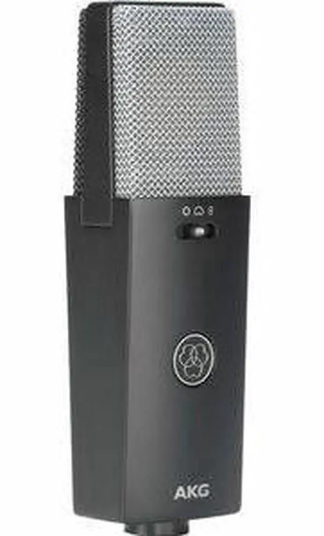 Main image of AKG C114 Plug-in Condenser Microphone for Vocals, Piano, String Instrument, Horn, Woodwind Instrument, Drum, Percussion, Guitar Amplifier, Studio, Podcasting, Video Blogging Black Model AKG-C114