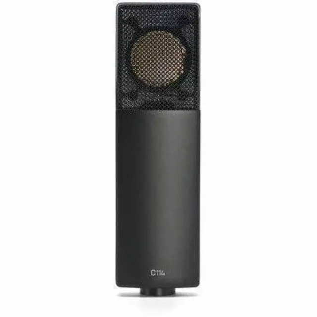 Alt view image 3 of 6 - AKG C114 Plug-in Condenser Microphone for Vocals, Piano, String Instrument, Horn, Woodwind Instrument, Drum, Percussion, Guitar Amplifier, Studio, Podcasting, Video Blogging Black Model AKG-C114