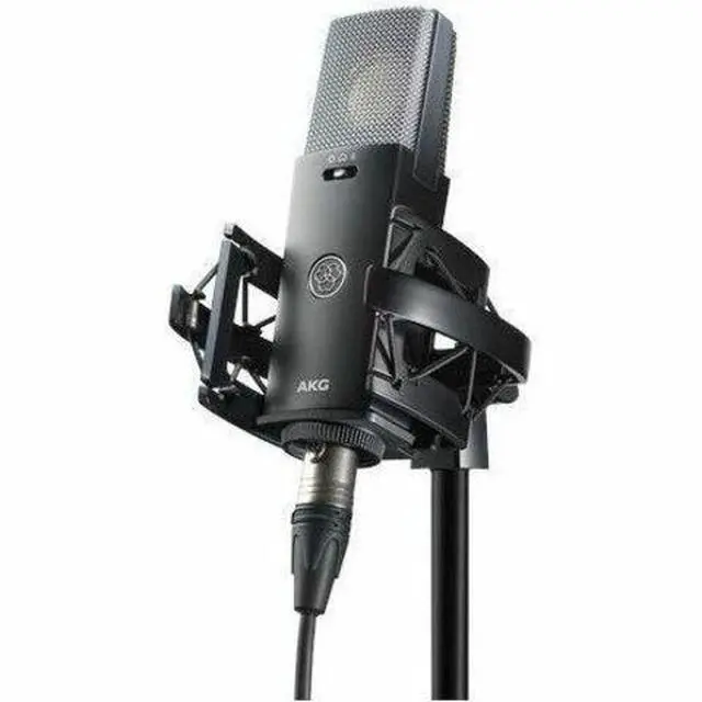 Alt view image 6 of 6 - AKG C114 Plug-in Condenser Microphone for Vocals, Piano, String Instrument, Horn, Woodwind Instrument, Drum, Percussion, Guitar Amplifier, Studio, Podcasting, Video Blogging Black Model AKG-C114
