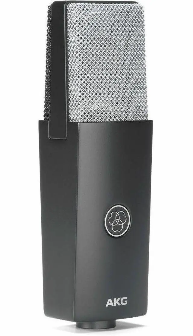 Main image of AKG C104 Plug-in Electret Condenser Microphone for Vocals, Piano, String Instrument, Horn,Woodwind Instrument,Drum, Percussion, Guitar Amplifier,Studio, Podcasting, Video Blogging Black Model AKG-C104