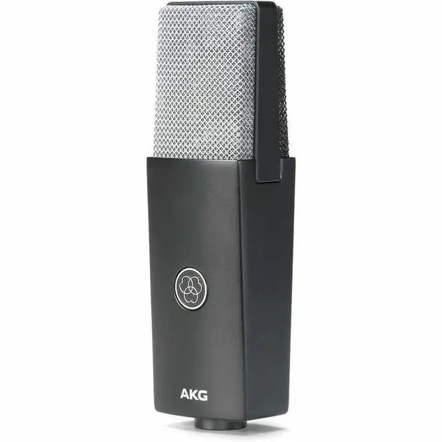 Alt view image 5 of 7 - AKG C104 Plug-in Electret Condenser Microphone for Vocals, Piano, String Instrument, Horn,Woodwind Instrument,Drum, Percussion, Guitar Amplifier,Studio, Podcasting, Video Blogging Black Model AKG-C104