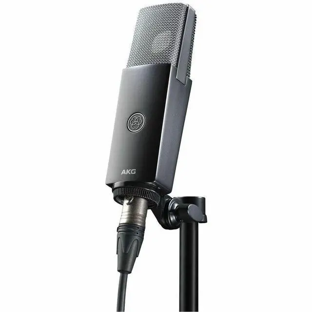 Alt view image 6 of 7 - AKG C104 Plug-in Electret Condenser Microphone for Vocals, Piano, String Instrument, Horn,Woodwind Instrument,Drum, Percussion, Guitar Amplifier,Studio, Podcasting, Video Blogging Black Model AKG-C104