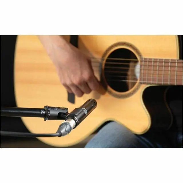 Alt view image 7 of 7 - AKG C151 Plug-in Electret Condenser Microphone for Studio,Live Instrument,Broadcasting,Vocals, Piano, String Instrument,Horn, Woodwind Instrument,Drum,Percussion,Guitar Amplifier Black Model AKG-C151