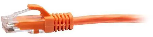 Main image of C2G 15ft (4.6m) Cat6A Snagless Shielded (STP) Ethernet Network Patch Cable - Orange Model C2G07395