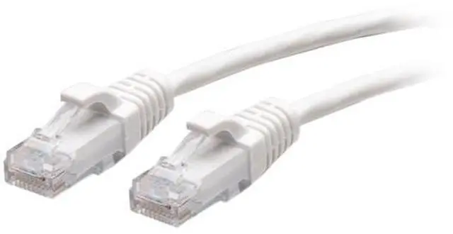 Main image of C2G CAT6 Snagless UTP Slim Ethernet Network Patch Cable, 15' (4.57), White Model C2G02239