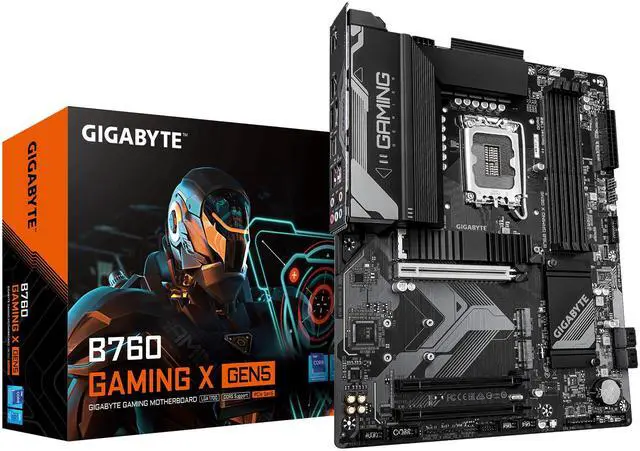 Main image of GIGABYTE B760 GAMING X GEN5 Motherboard - Supports 14th Gen. Intel Core CPUs, 8+1+1 phases VRM, up to 5600MHz DDR5, 3xPCIe 4.0 M.2, 2.5 GbE LAN, USB 3.2 Gen 2