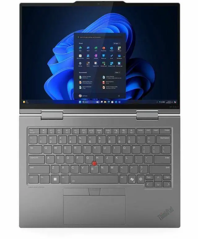 Alt view image 2 of 13 - Lenovo Thinkpad X1 Gen 10 14" Touchscreen Convertible Copilot+ Notebook - Intel Core Ultra 7 258V (2.2 GHz) - 32GB - 512GB SSD - Intel Arc 140V Graphics - Windows 11 Pro - Wi-Fi 7 - 21NU0035US