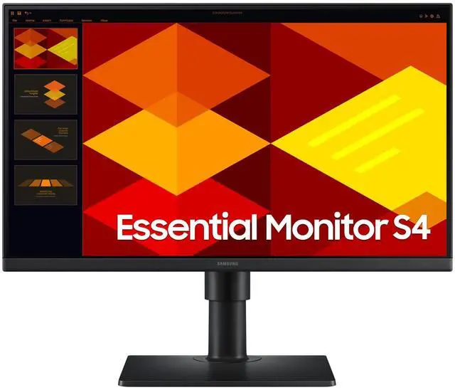 Main image of Samsung 24" (S40GD) Borderless Business Monitor IPS Panel 100Hz Speaker HAS USB Hub EPEAT ENERGY STAR® Certified Model S24D408GAN
