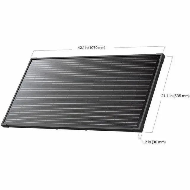 Alt view image 5 of 7 - VIGI Aluminum, Tempered Glass, EVA, Monocrystalline Silicon Model VIGI SOLAR PANEL 100W