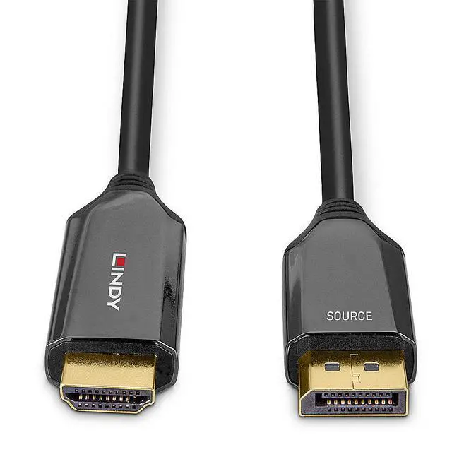 Main image of Lindy 2m Active DisplayPort 1.4 to HDMI 8K60 Cable - 40931
