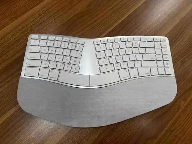 Alt view image 6 of 7 - Matias Sculpted Ergonomic Wired Keyboard for Mac Model FK313