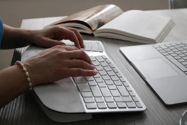 Alt view image 7 of 7 - Matias Sculpted Ergonomic Wired Keyboard for Mac Model FK313