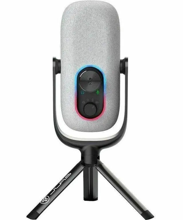 Main image of JLab JBuds Talk Wired Condenser, Dynamic Microphone for Studio White MJBUDSTALKRWHT4
